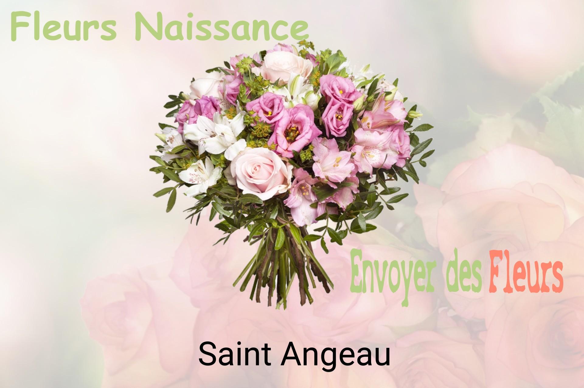 Bouquet de fleurs de naissance livré à Saint-Angeau